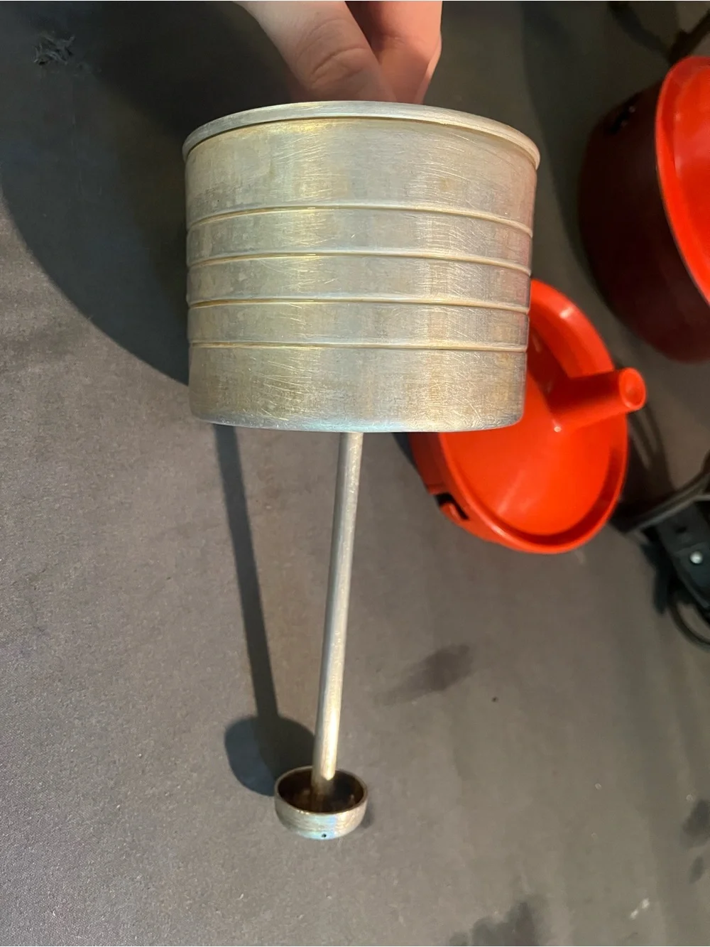 Red Electric Coffee Percolator - Retro Starburst Design
